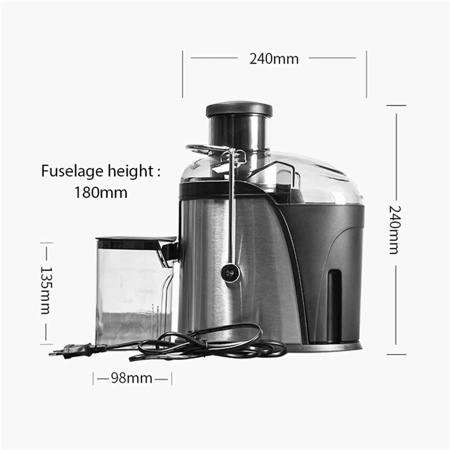 400W Juicer Machine,22000RPM Juicer with 3-inch Big Mouth for Whole Fruits and Veg,Juice Extractor with 2 Speeds,Easy to Clean