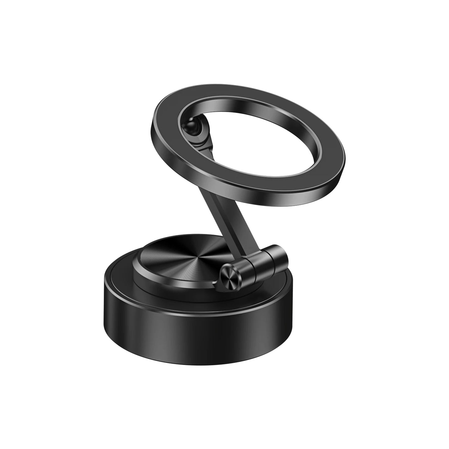 Double Sides Car Phone Holder Magnetic Vacuum Adsorption Bracket with Wireless Charger 360 degree Rotating Car Phone Stand