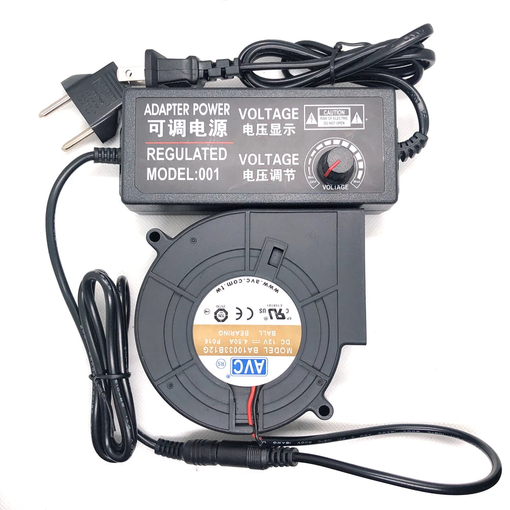 Original 9733 Super Violent Fan Air Dryer Exhaust Fan 12V 4.5A BA10033B12G 9.7cm Centrifugal Turbo Blower