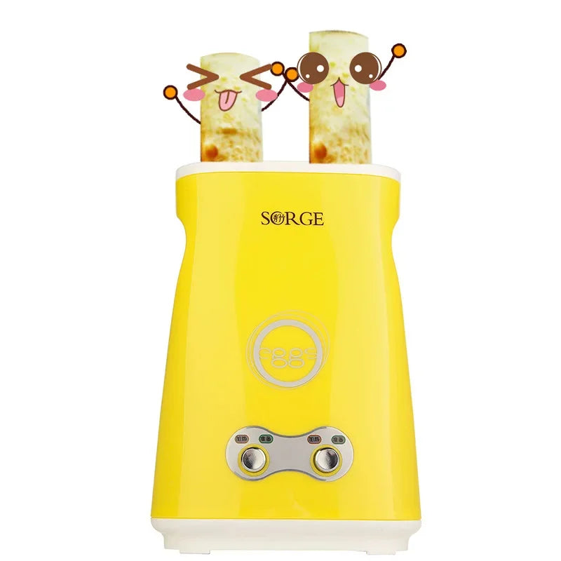 Automatic Rising Electric Egg Roll Maker Cup Breakfast Single/Double Omelette Master Fried Eggs Sausage Roller Boiler Machine EU