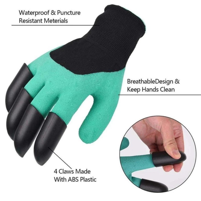 Gardening Gloves with Rubber Coating for Digging, Providing Protection for Hands While Planting, Weeding, And Caring for Flowers And Vegetables.