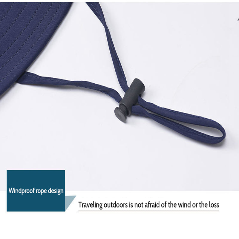 Sun Protection Bucket Hat With Removable Face Mask - Perfect For Summer Outdoor Activities