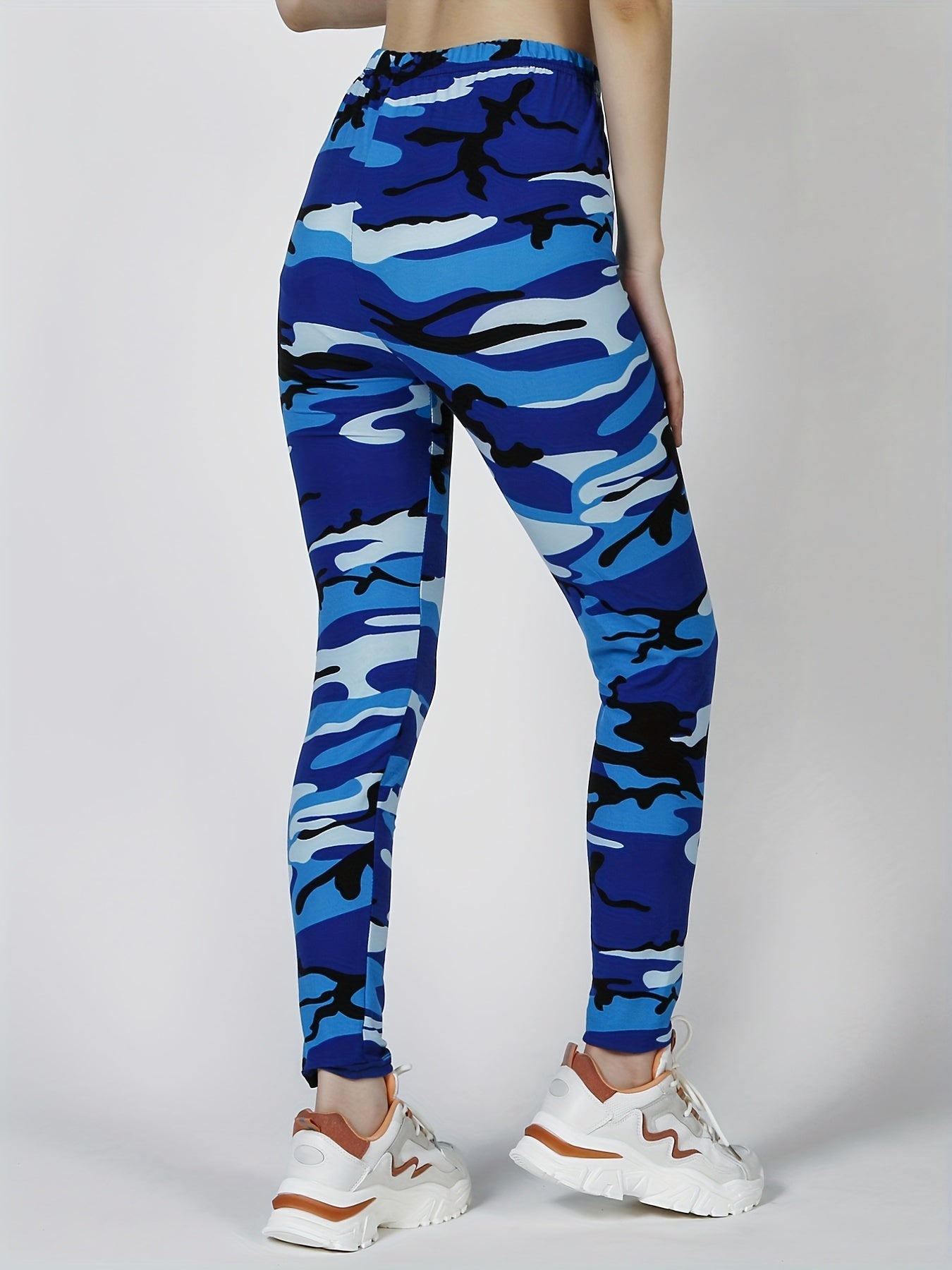 [Floral Leggings] High Waist Floral Printed Women's Leggings | Casual Sweatpants Pants