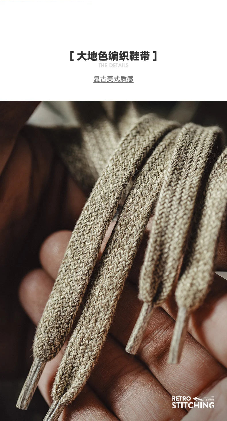 Maden Men's Shoes Discovery Series Retro Jogging Spring Casual Breathable Low-top Sneaker Thick-soled German Training Shoes