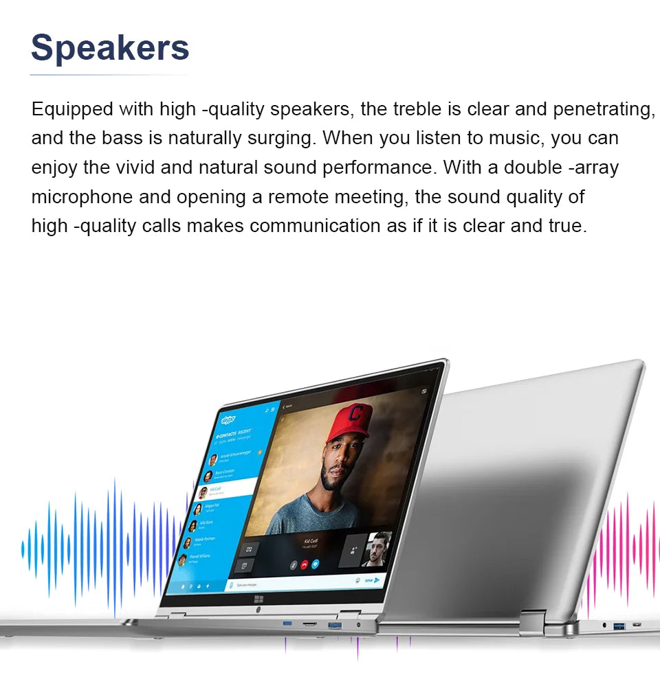 2 in 1 mini Laptop Computer Portable Touch Screen 11.6 Intel N4020 8GB 512GB Windows 11 Pro Office Learning Tablet PC Notebook