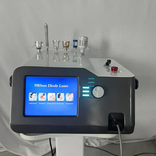 BEST 5 in 1 980nm Diode Laser Vascular Removal Machine Remove Spider Veins 980 Diode Laser Blood Vessels Removal Nail Fungus