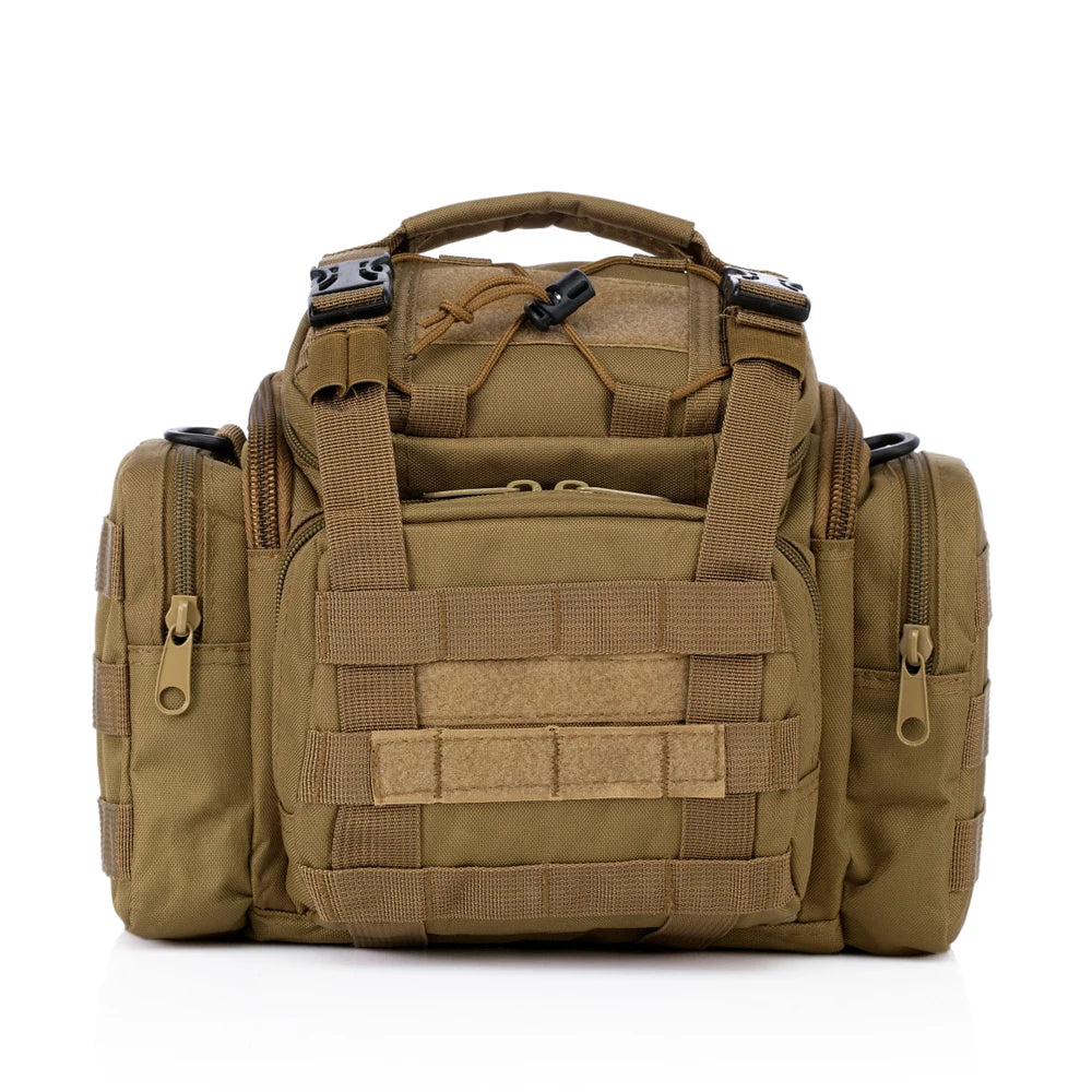 Outdoor Tactics Universal MOLLE Camo Fanny Pack Waterproof Hunting Fishing Bag Adjustable Cross-Body Luggage Camera Bag