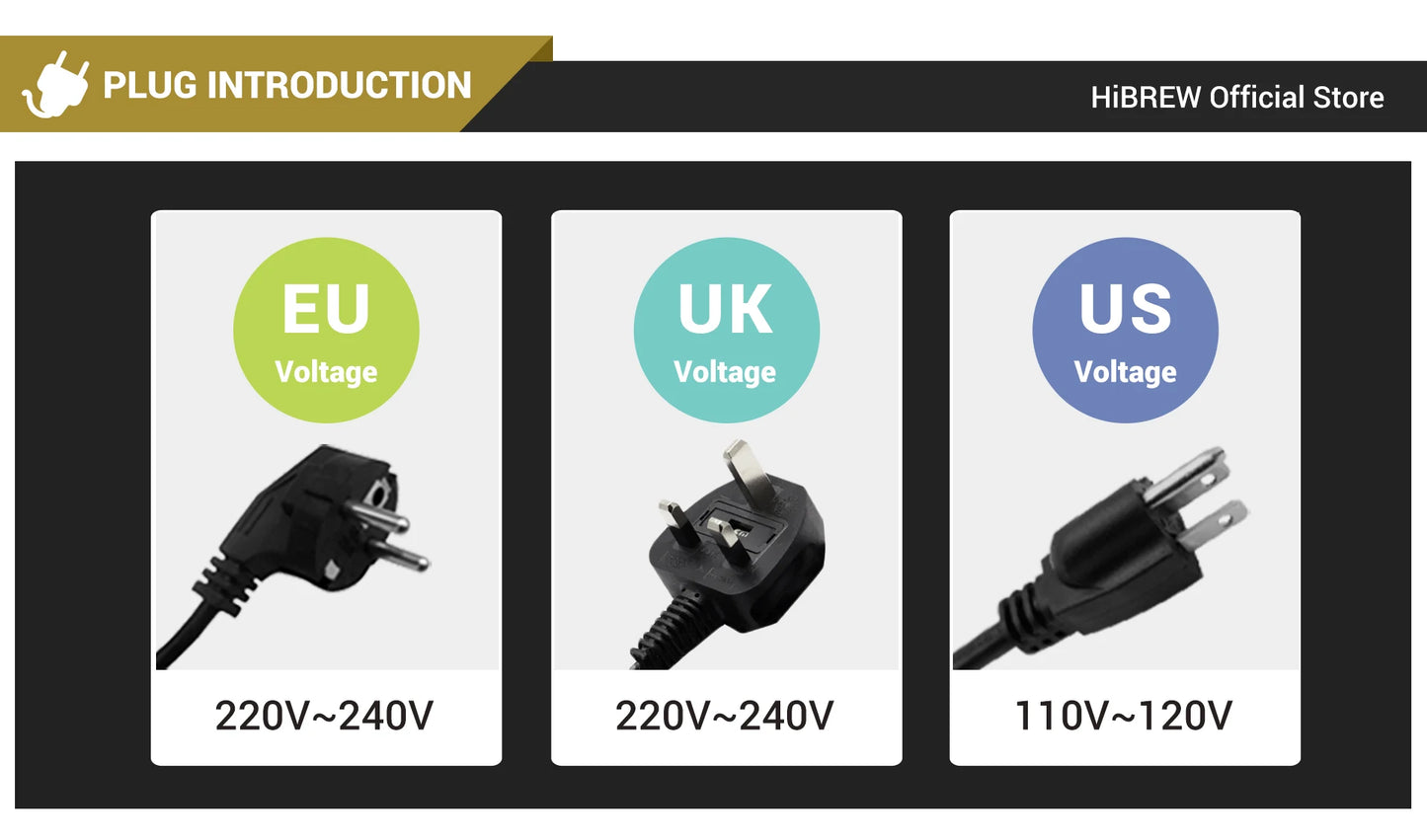 HiBREW AC/DC Adapter / Portable Travel bag / Holder For Car Coffee Maker Portable Espresso Machine