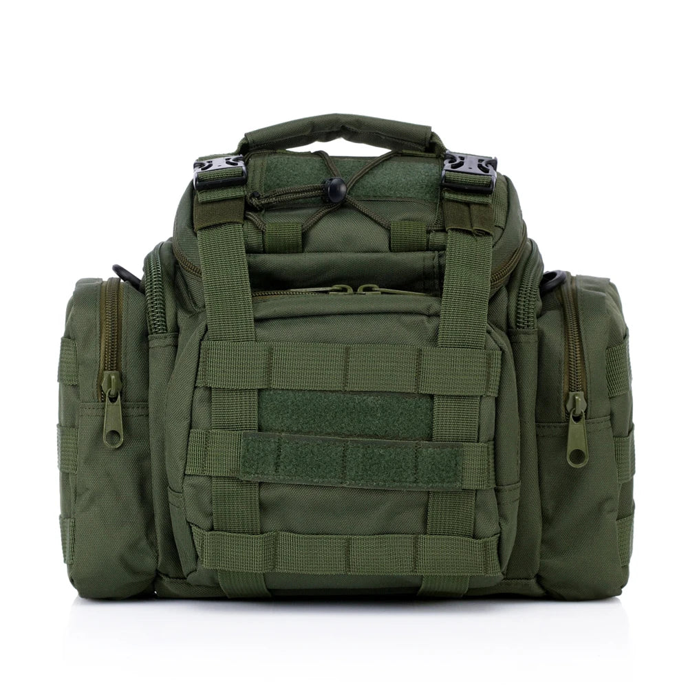 Outdoor Tactics Universal MOLLE Camo Fanny Pack Waterproof Hunting Fishing Bag Adjustable Cross-Body Luggage Camera Bag