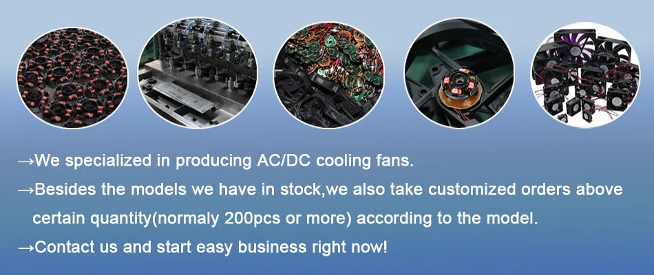 GDSTIME 80mm Server Fan DC 12V 220V Btc Mining Machine Chassis Workstation Cabinet Radiator 8025 Dual Ball PC Computer Case Fan