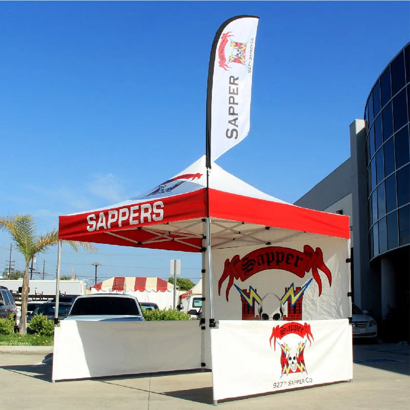 The Pop up Display Tents Customized by Sunshine Company Are Best Selling Display Canopy Fabric Custom Outdoor Trade Show Tents