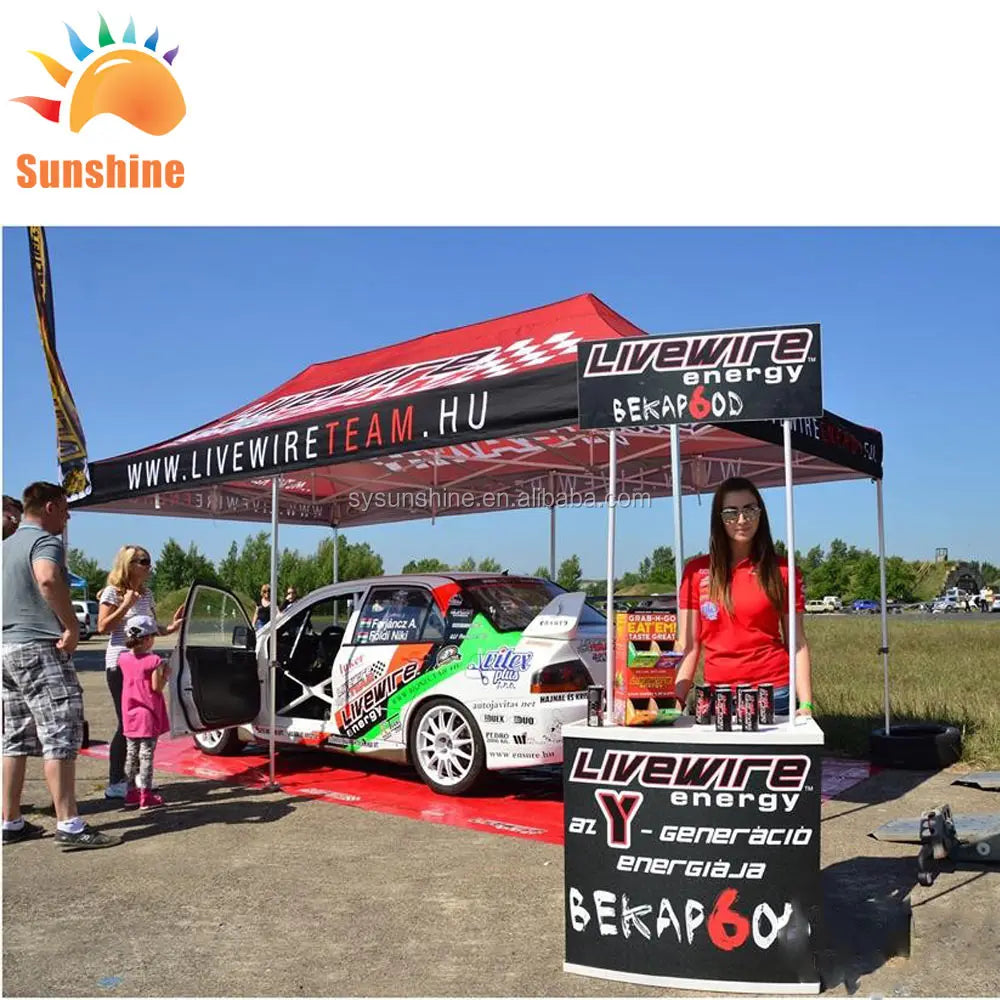 Custom Hot-selling and Popular Outdoor Aluminum Alloy Trade Show Tents with Advertising Event Logos Free Design