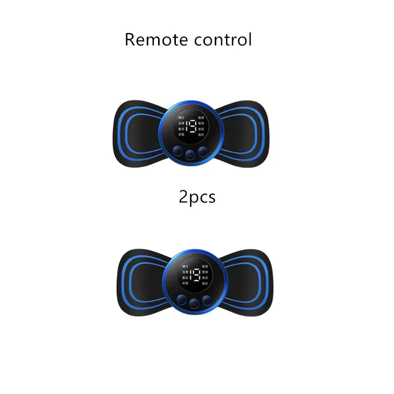 Rechargeable neck massager electric neck massage to relieve pain EMS acupoint muscle stimulation relaxation massage