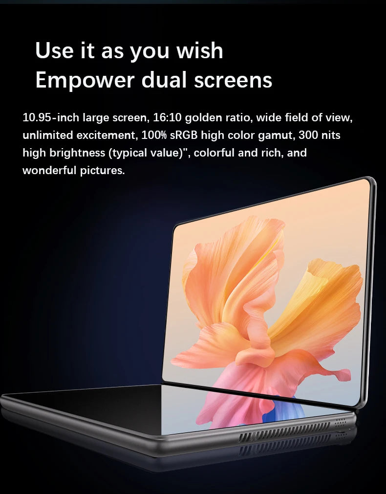 GLF-S2 Dual Screen Laptop 10.9+10.95 Inch Windows 11 Touchscreen Notebook Intel i3 1215U N100 WIFI 6 Laptop Tablet Computer