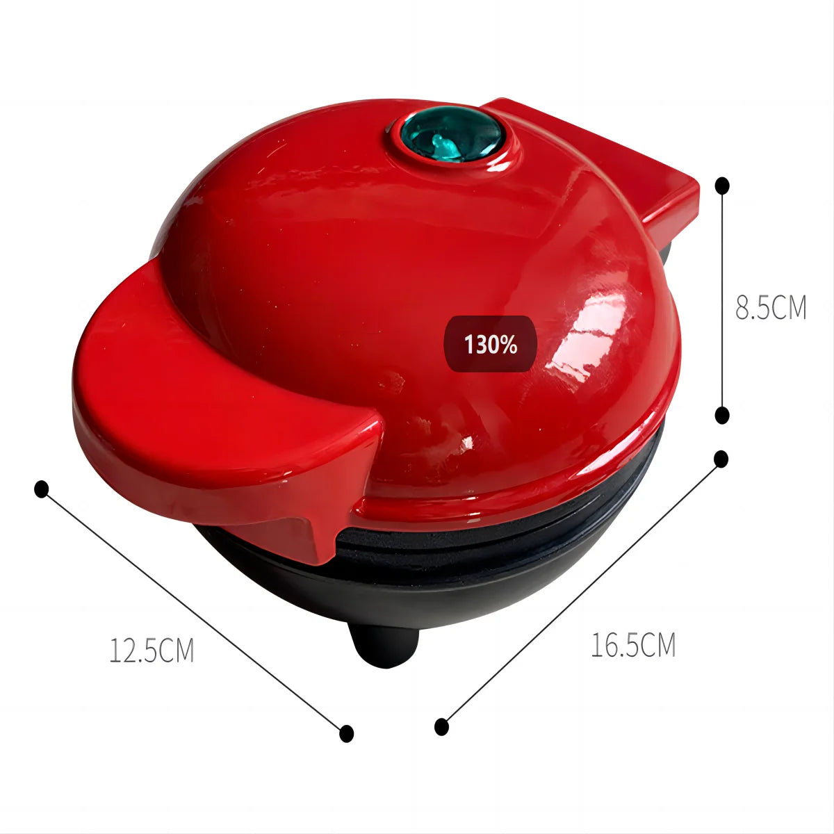 Home Sweet Donut Machine Breakfast Machine Internet Celebrity 3-Hole Cake Pancake Machine Light Food Machine Baking