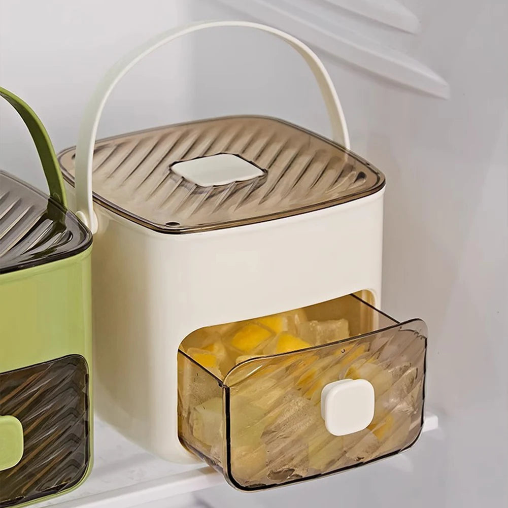 Portable Ice Maker Machine & Drawer Countertop Ice Cube Maker Compact Ice Maker Machine for Home Kitchen Camping RV Office