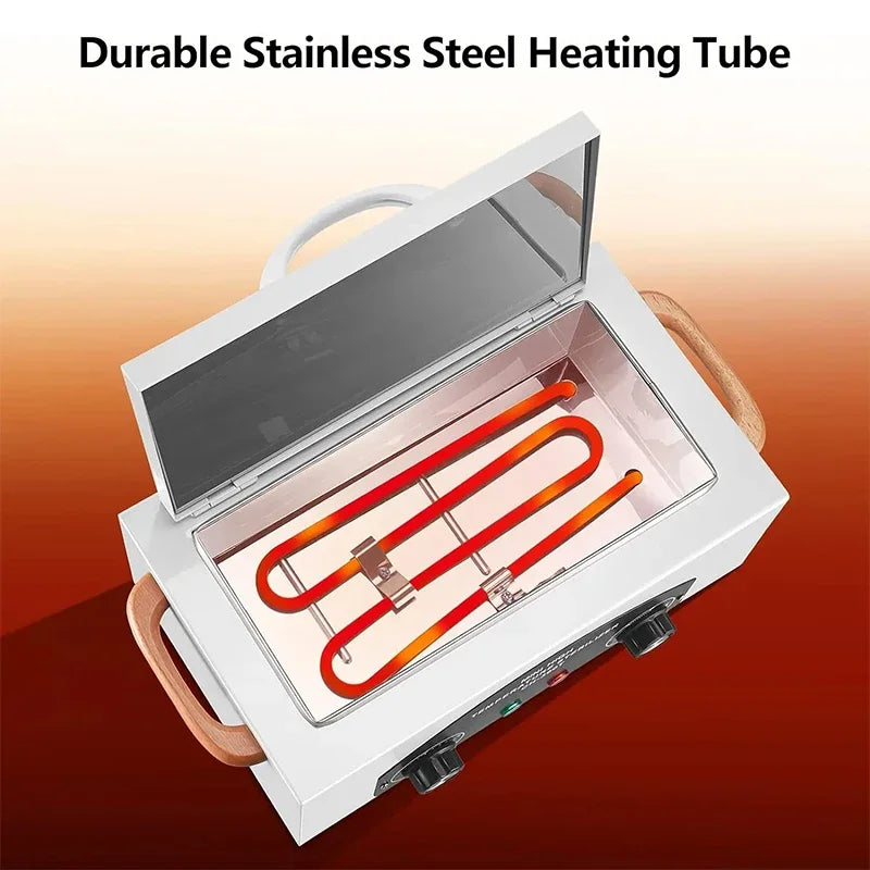 Electric High Temperature Disinfection Box Dry Heat Sterilizer For Manicure Dental Treatment Beauty Salon Nail Tools Equipment