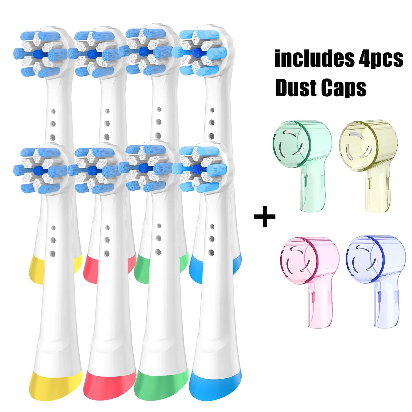 Replacement Brush Heads Compatible with Oral-B iO 3/4/5/6/7/8/9/10 Series Electric Toothbrush