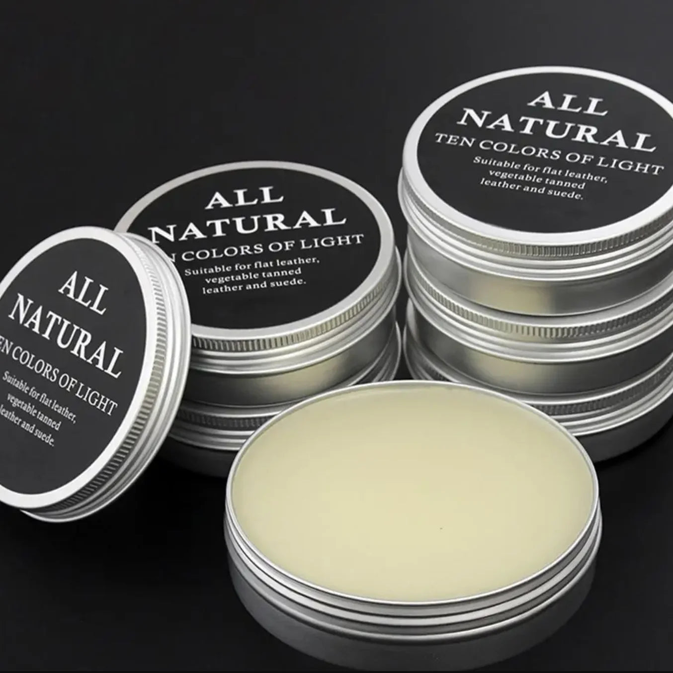 30g/50g/100g Mink Oil Cream For Leather Shoes Bags Leather Care Cream Leather Maintenance Cream Leathercraft Accessories