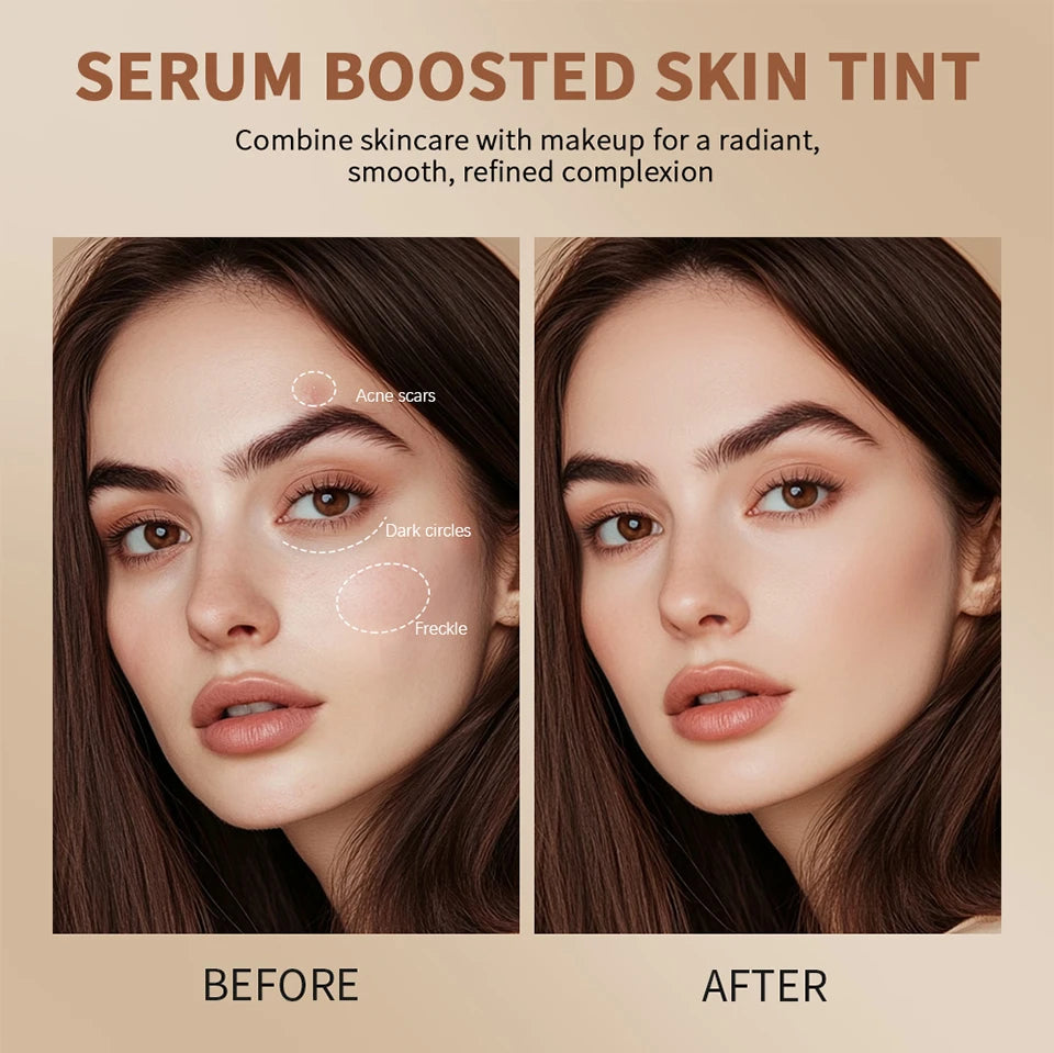 New Balm Serum Boosted Skin Tint Silky Texture Moisturizing Coverage Plumper Even Skin Tone Best Stick Foundation Travel Makeup