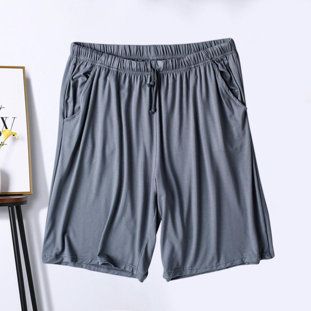 Men Silky Shorts Modal Summer Men Pajama Shorts Stay Cool Comfortable Men Shorts All-match Drawstring Shorts Men Accessories