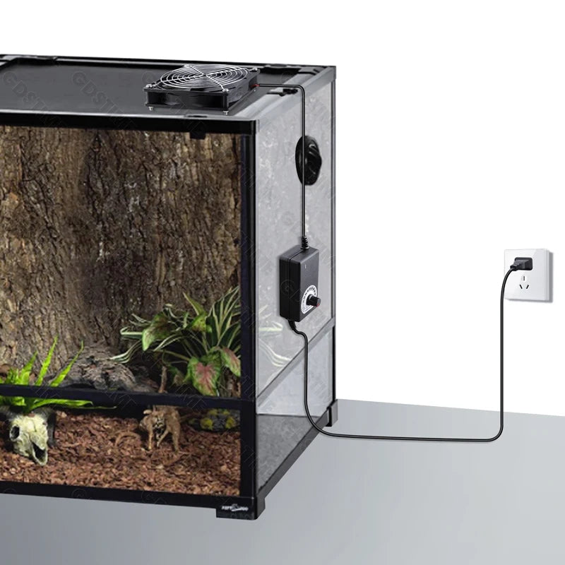 Gdstime CPU Cooler 12V 80MM Fan 120MM DIY Server High Speed Fan for Desktop Computer Case Cooling 220V Power Adjustable Speed