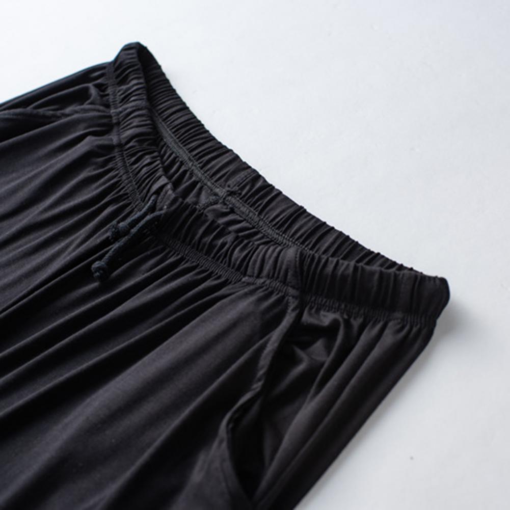 Men Silky Shorts Modal Summer Men Pajama Shorts Stay Cool Comfortable Men Shorts All-match Drawstring Shorts Men Accessories