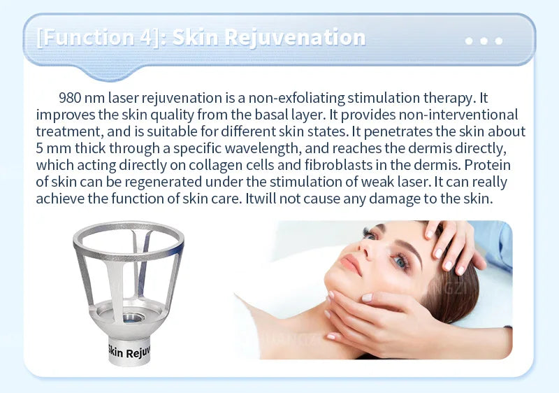 Diode Blood Vessels Removal Nail Fungus BEST 60W 980nm  Vascular Removal Machine Remove Spider Veins