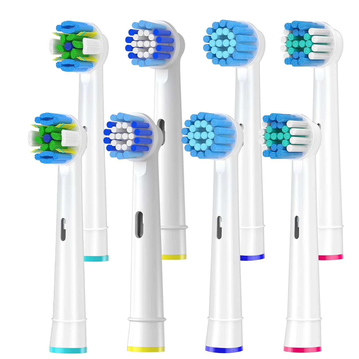 8pcs Toothbrush Head Compatible with Oral B Electric Toothbrush, Replacement Toothbrush Heads Fit for Oral b Vitality Pro