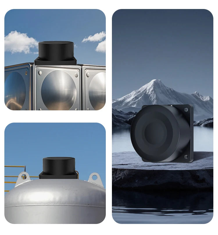 Tuya Smart WiFi Liquid Level Monitor Ultrasonic Water Level Detection High Accuracy WiFi Remote Liquid Level Gauge