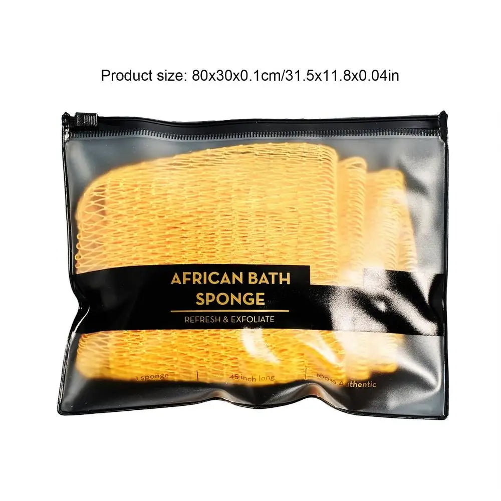 Colorful African Net Cloth Washcloth Body Exfoliator Reusable Bath Sponge Washcloth African Scrubbing Long Net Rag Shower