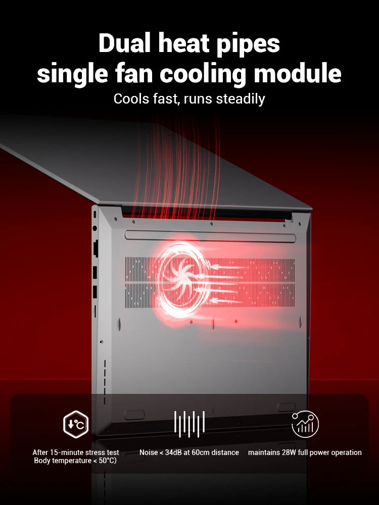 Firebat AS1 Laptop AMD Ryzen5 7430u CPU 15.6 Inch 16GB RAM 512GB SSD Lightweight Business Computer Windows Notebook BT5.2 WiFi6