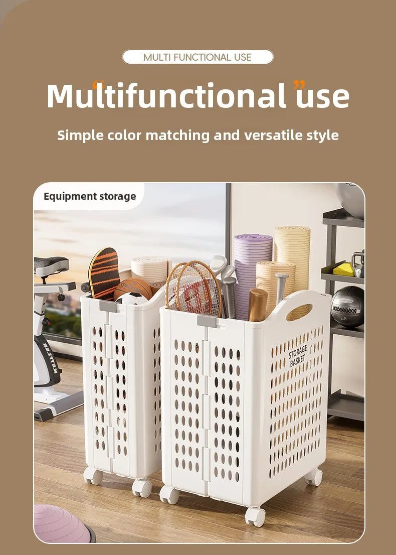 Household foldable dirty clothes basket, dirty clothes storage basket, laundry basket, large capacity, not taking up much space