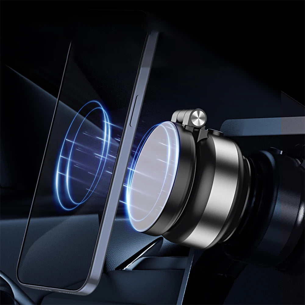 Magnetic Suction Cup Phone Mount for iPhone 16/15/14/13/12 Pro Max Plus Mini 360° Adjustable Magnetic Cell Phone Holder for Car
