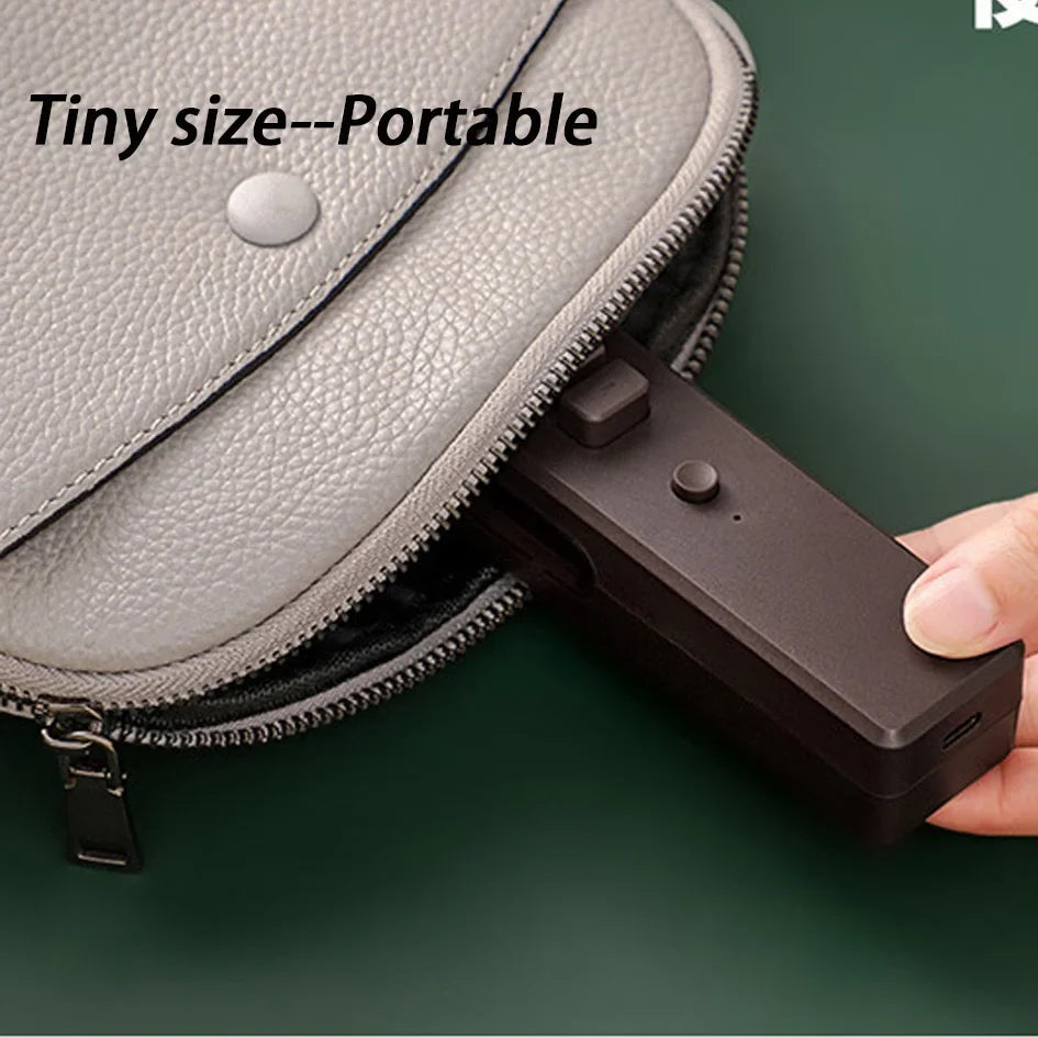 Home Use Rechargeable 2 in1 Bag Sealer Cutter with Magnetic Electric Food Cut and Seal Tool Machine for Tea Chip Bag Heat Reseal