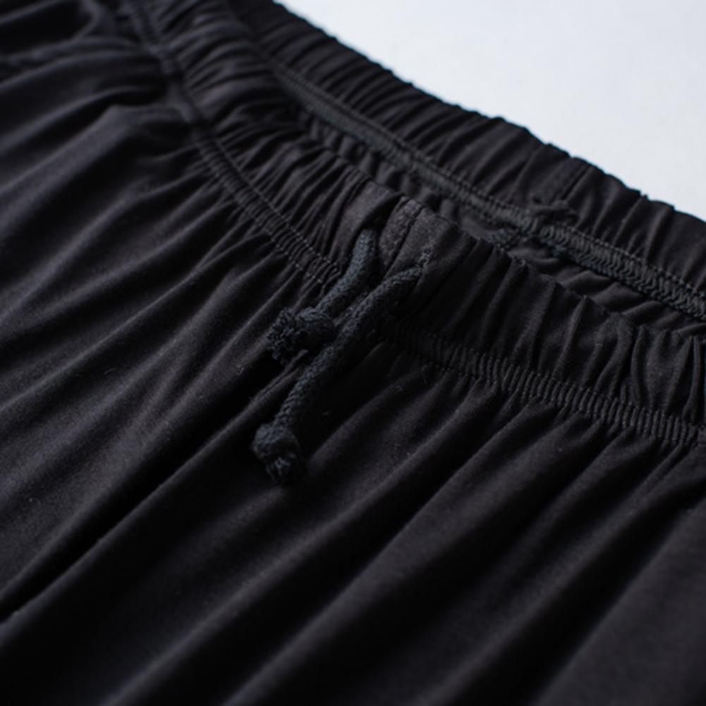 Men Silky Shorts Modal Summer Men Pajama Shorts Stay Cool Comfortable Men Shorts All-match Drawstring Shorts Men Accessories