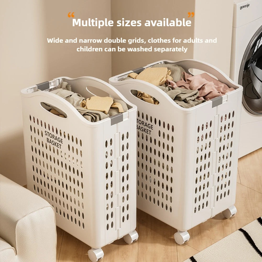 Household foldable dirty clothes basket, dirty clothes storage basket, laundry basket, large capacity, not taking up much space