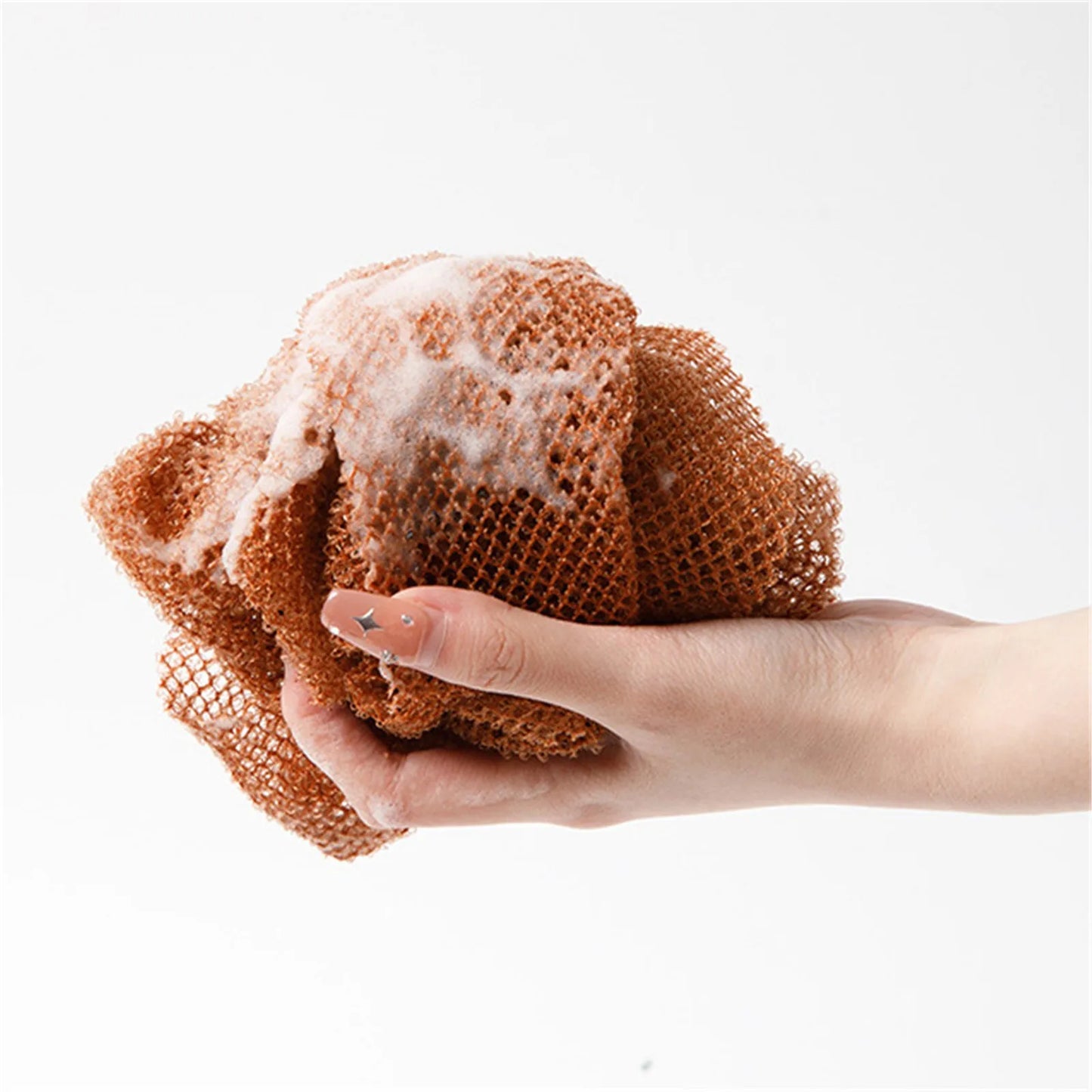 1PC African Net Bath Sponge Washcloth Reusable Long Bath Ball Net Sponge Exfoliating Net Skin Care Bathroom Accessories