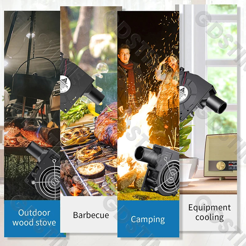 Gdstime CPU Cooler 12V 80MM Fan 120MM DIY Server High Speed Fan for Desktop Computer Case Cooling 220V Power Adjustable Speed