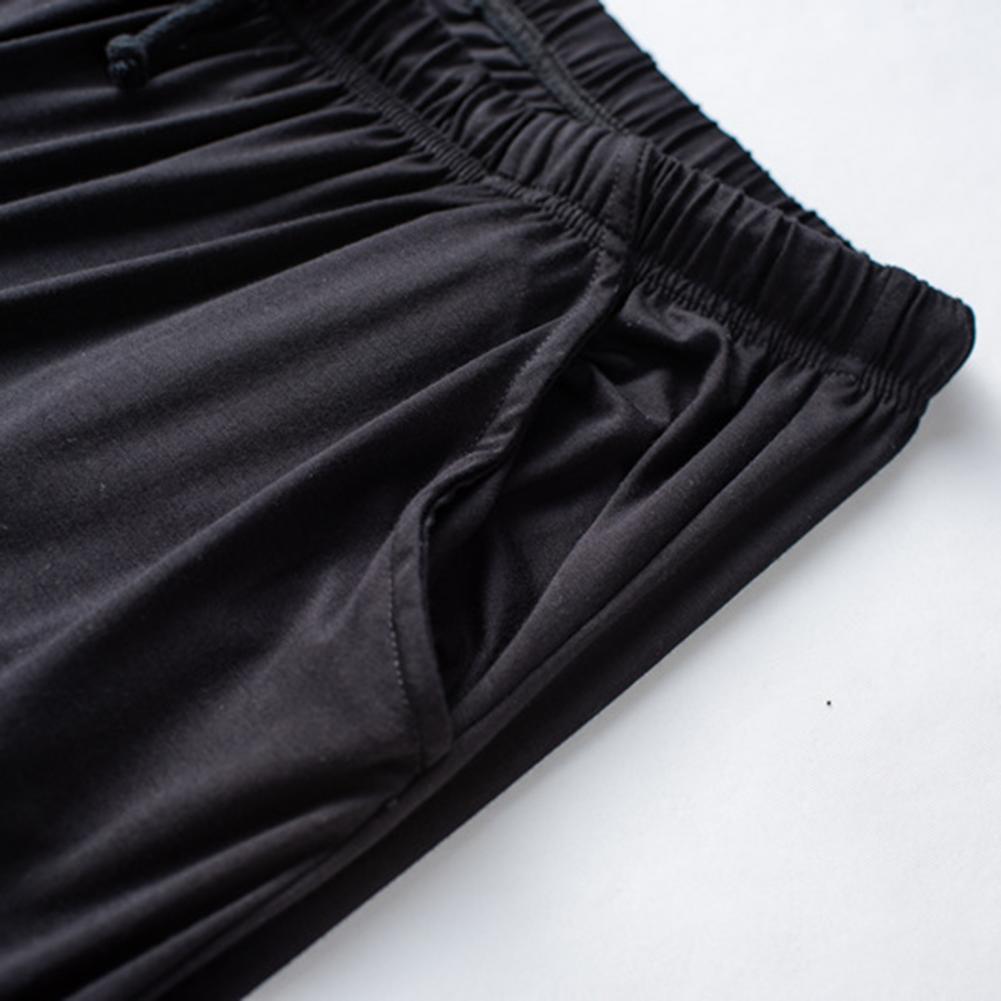 Men Silky Shorts Modal Summer Men Pajama Shorts Stay Cool Comfortable Men Shorts All-match Drawstring Shorts Men Accessories