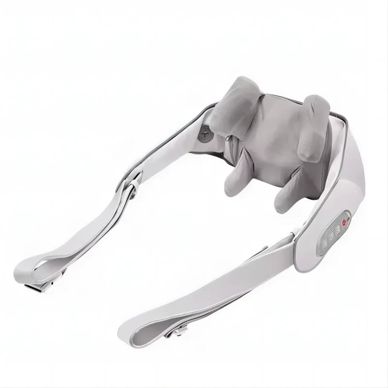 Shiatsu Back Shoulder and Neck Massager with Heat Cordless Deep Tissue 6D Kneading Massage Pillow Massage Shawl for Muscle Relax