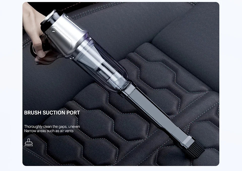 SZUK 638000Pa Mini Vacuum Cleaner New Portable Car Vacuum Cleaner Powerful Handheld Wireless Cleaner with One Click Dust Removal