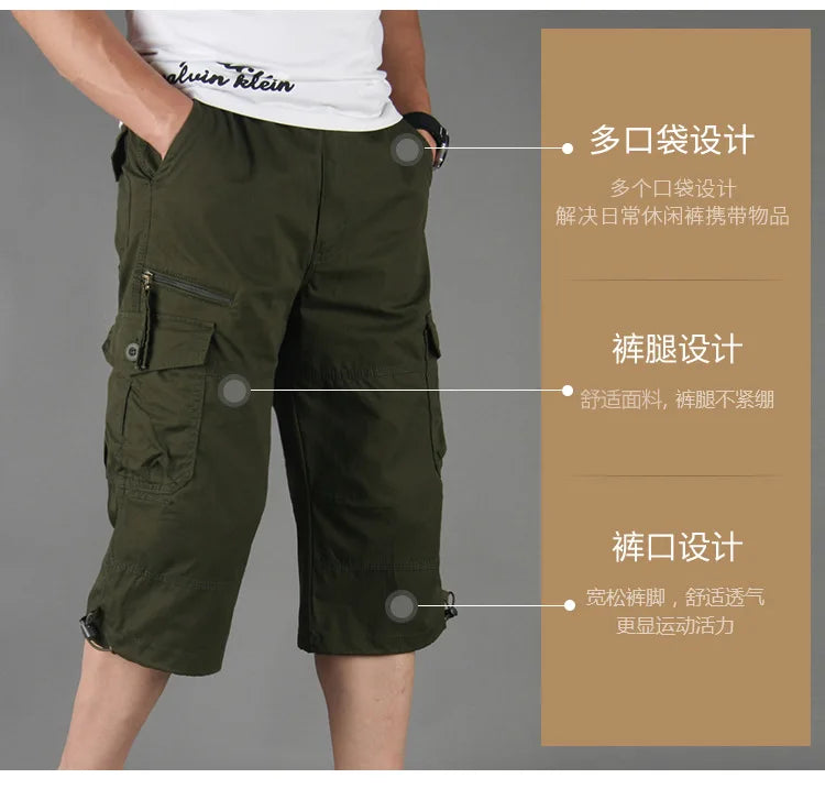 Cargo Shorts Men Camouflage Summer Hot Sale Cotton Casual Men Short Pants Men Clothing Comfortable Camo Men Cargo Shorts