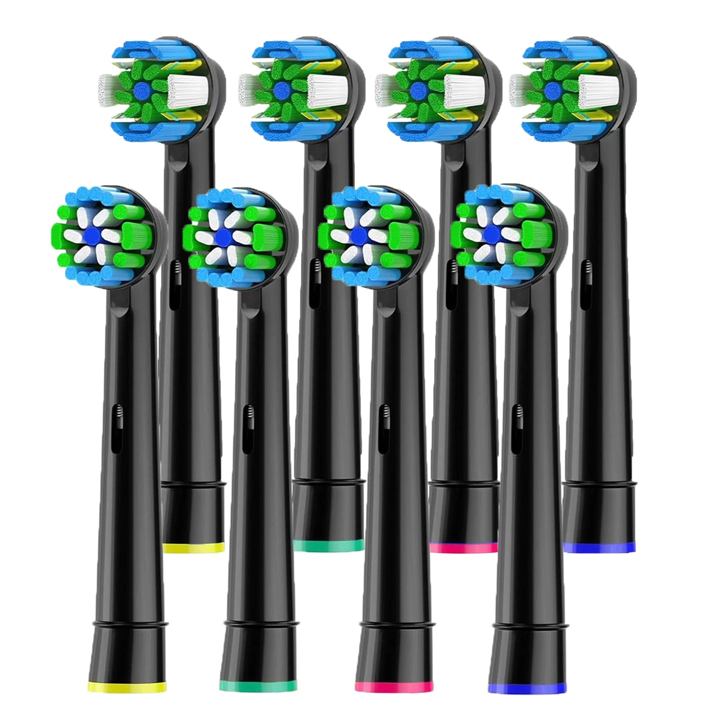 8pcs Toothbrush Head Compatible with Oral B Electric Toothbrush, Replacement Toothbrush Heads Fit for Oral b Vitality Pro