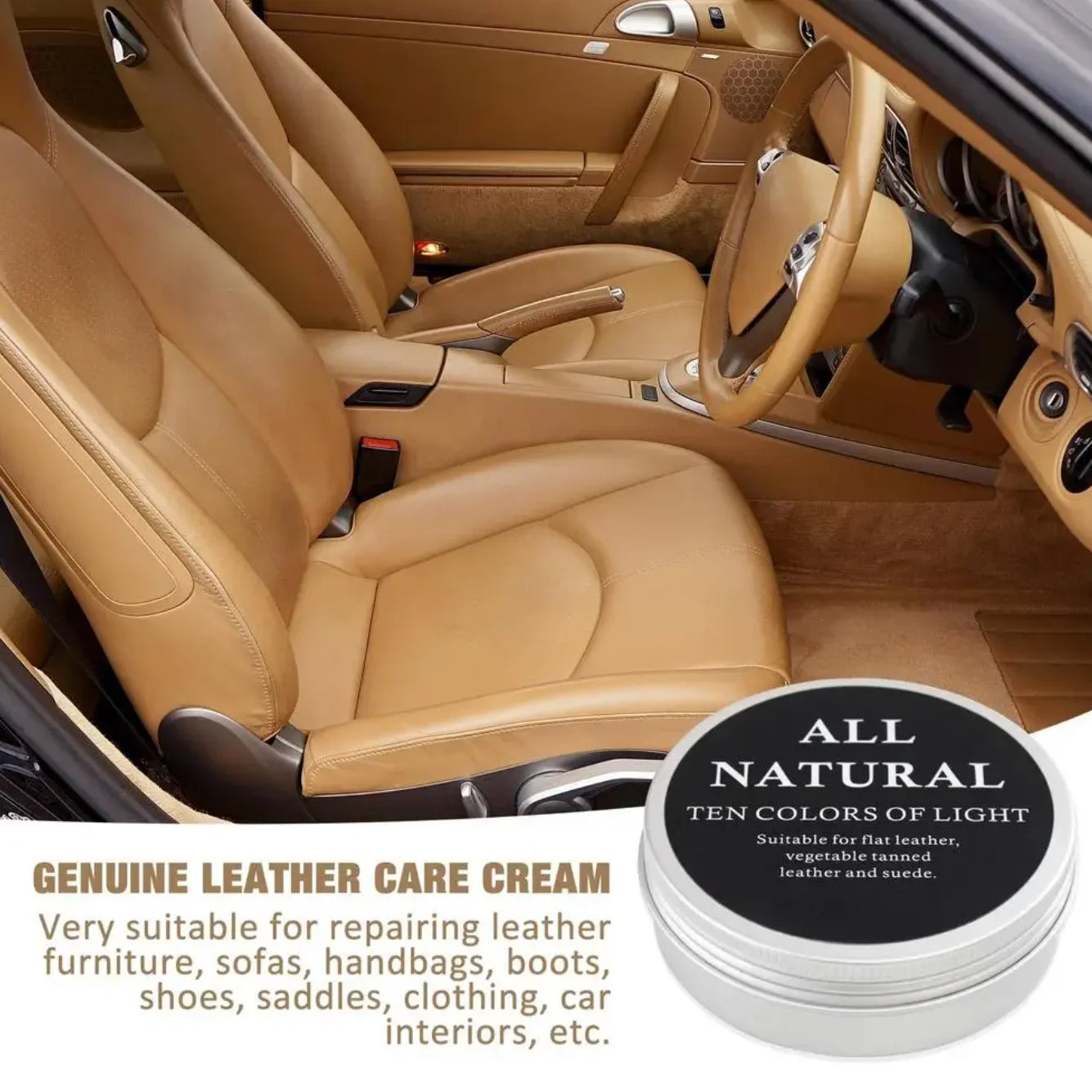 30g/50g/100g Mink Oil Cream For Leather Shoes Bags Leather Care Cream Leather Maintenance Cream Leathercraft Accessories