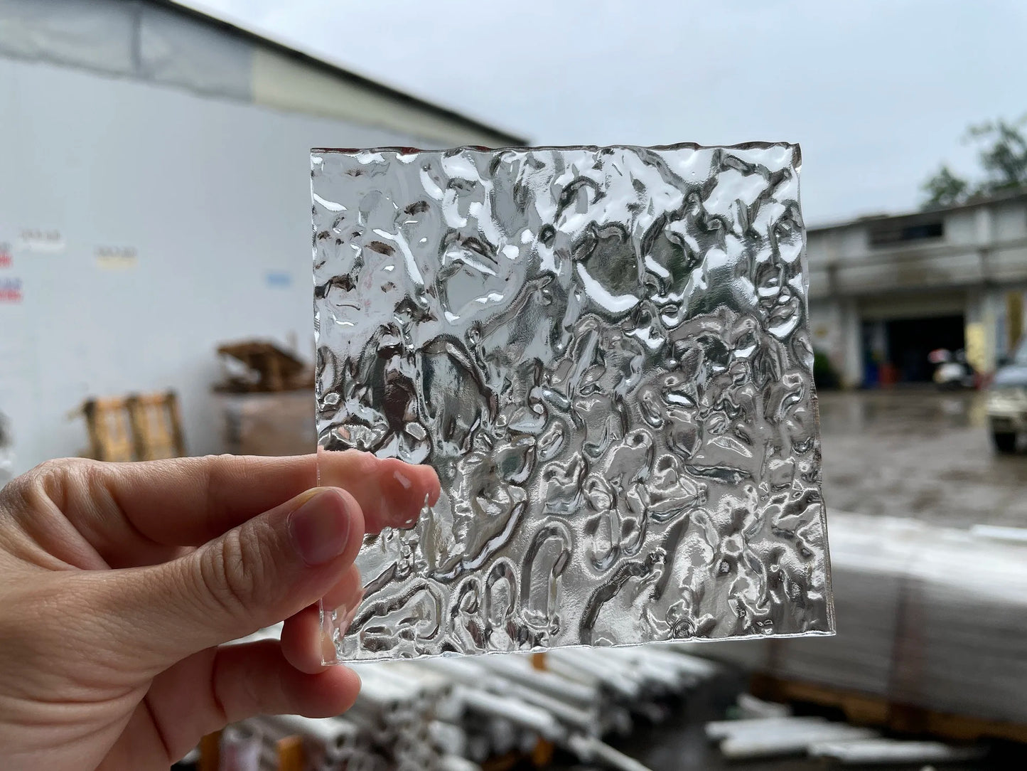 5MM PMMA Acrylic Board ClearTransparent Wave Ripple Surface Sheet Plexiglass For Painting/Jewel Display/Advertising/DIY Projects