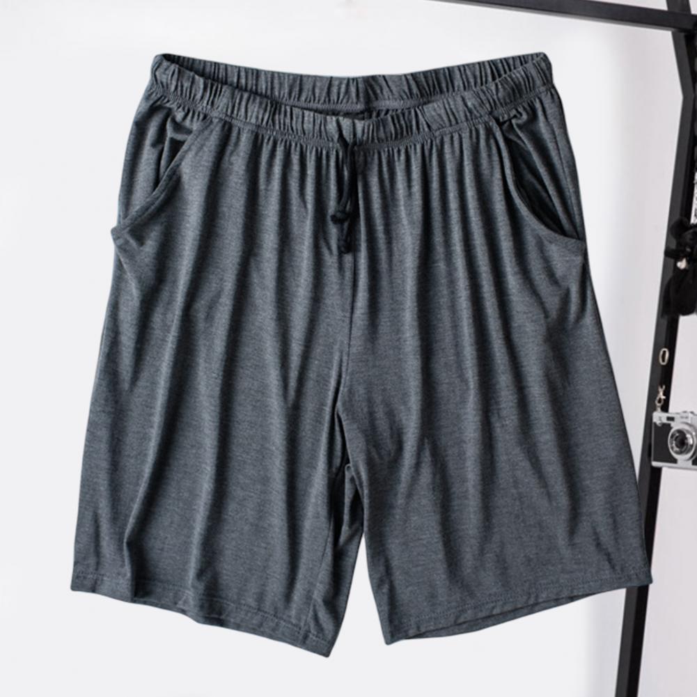 Men Silky Shorts Modal Summer Men Pajama Shorts Stay Cool Comfortable Men Shorts All-match Drawstring Shorts Men Accessories