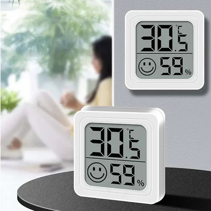 Digital thermometer Indoor Mini Temperature and Humidity Meter Bedroom Meter Portable Electronic Display Humidity and Tempera