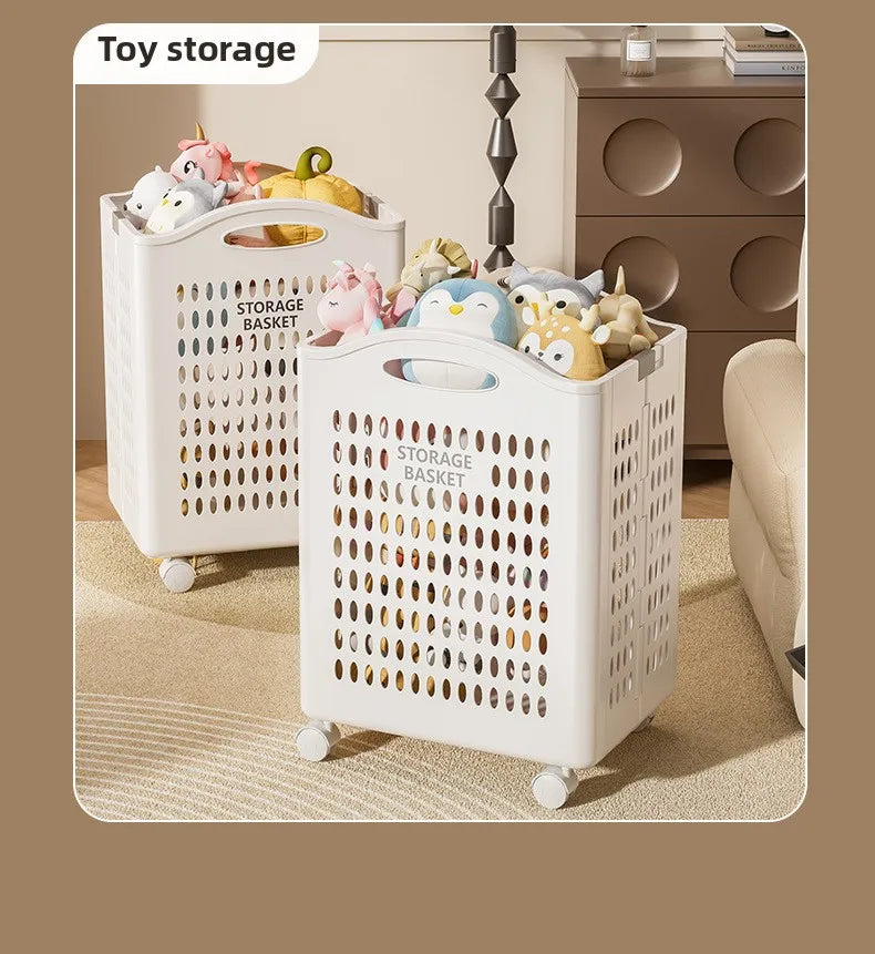 Household foldable dirty clothes basket, dirty clothes storage basket, laundry basket, large capacity, not taking up much space