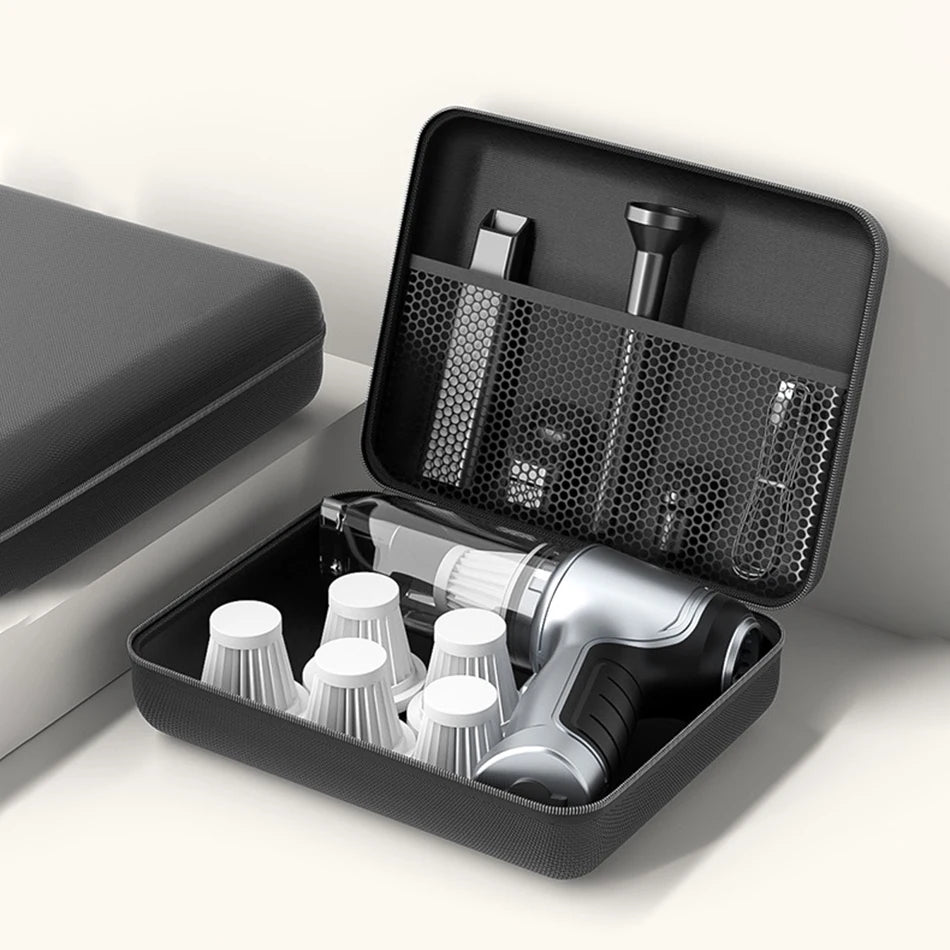 Wireless Car Vacuum Cleaner Strong Cordless Cleaner Suction Handheld Auto Vacuum Home&Car Dual Use MiniVacuum Cleaner Appliance